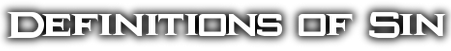 Definitions of Sin